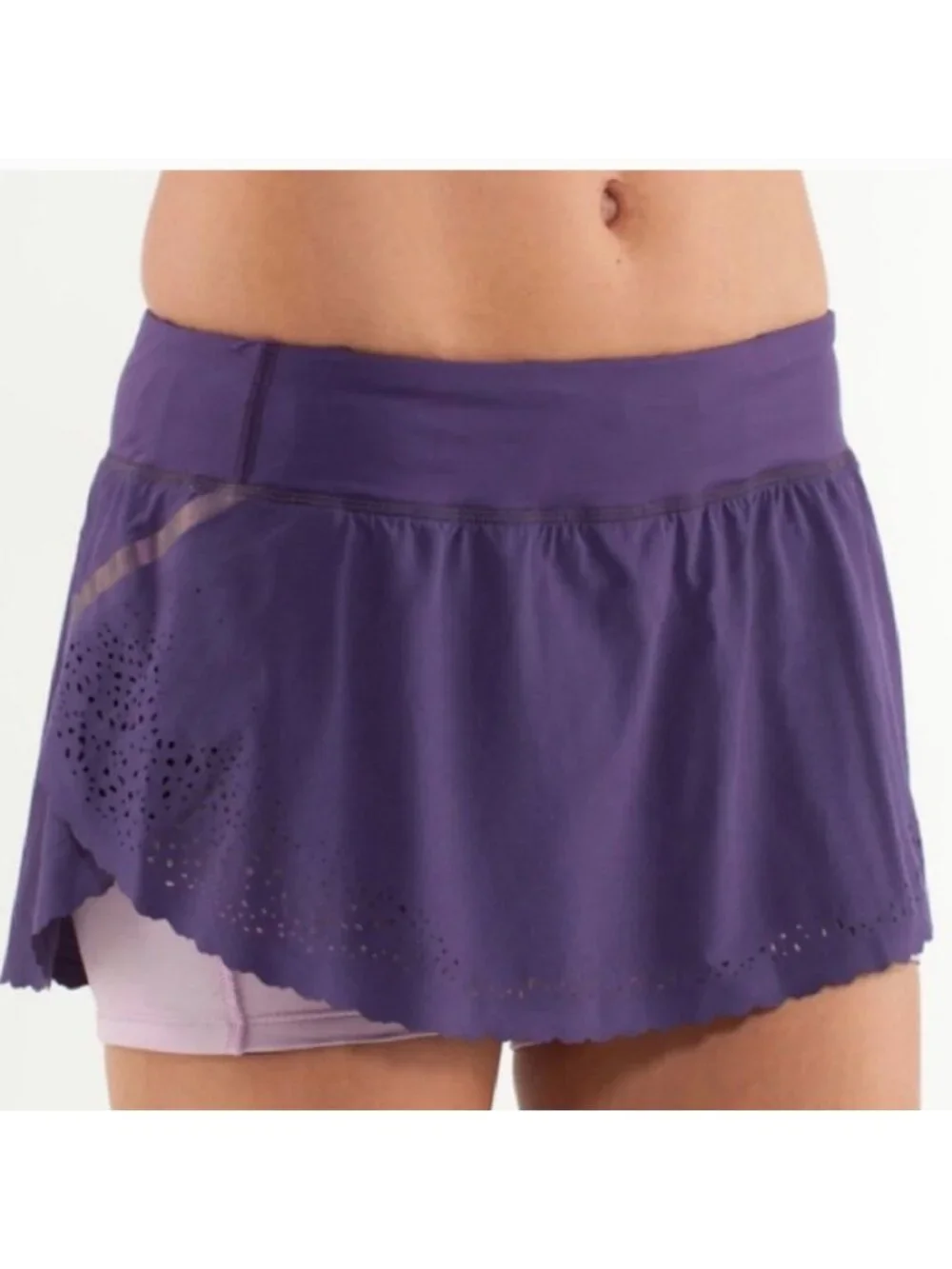 Lululemon Run A Marathon Skirt Concord Grape / Rose Quartz